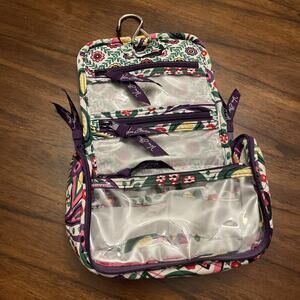 Retired Viva La Vera, Vera Bradley Hanging Cosmetic Jewelry Organizer Travel Bag